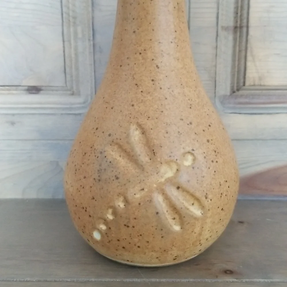 Studio Art Pottery Hand-crafted Stoneware Vase.